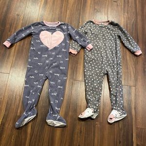 3T fleece pajamas